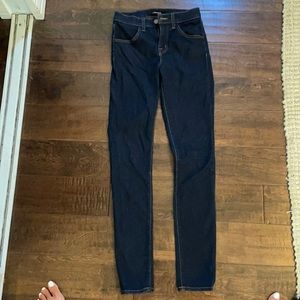 J Brand Maria Starless Dark Wash Skinny Jeans